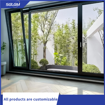 شیب و چرخاندن پنجره آلومینیومی