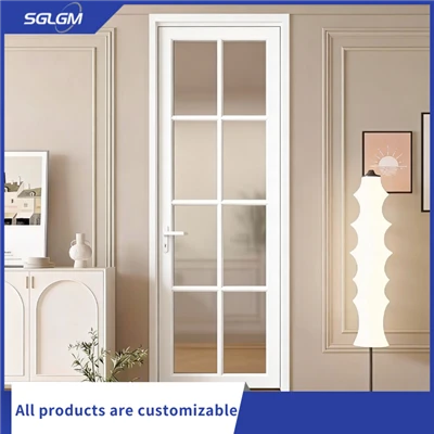درب دوجداره UPVC سفید