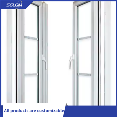 درب فرانسوی UPVC سفید